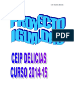 Proyecto igualdad Delicias2014 15