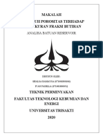 Makalah Pengaruh Porositas Terhadap Pengukuran Fraksi Butiran