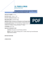 Guidelines For Validation of Chemical Methods, 2 - Edition