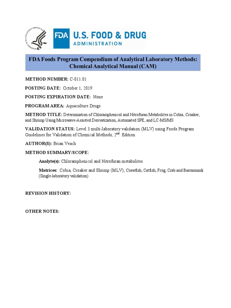 Guidelines For Validation of Chemical Methods, 2 Edition Download