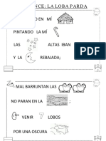 Romance de La Loba Parda Pictogramas