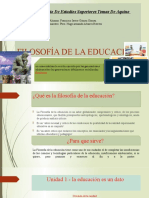 Filosofía de la Educación: Conceptos Claves