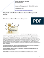 Chapter 1 - Human Resource Management - BBA/BBS Notes