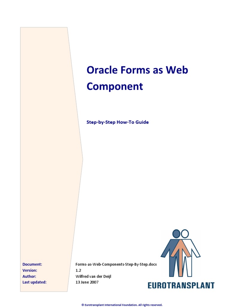 Forms As Web Components Step by Step | PDF | Java Virtual Machine ...