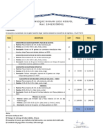 Cotizacion Techo