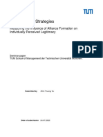 Measuring The Influence of Alliance Formation On Individual Perceived Legitimacy