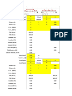 Plane Frame Matrix Analysis