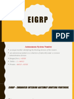 EIGRP Autonomous System Numbers and Metric Calculations