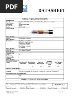 Datasheet: Critical To Quality Requirments