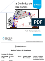 Análisis Dinámico de Mecanismos 2021-1 - Sesion1