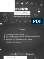 My Favorite Molecule Capsaicin