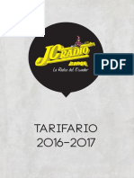 Tarifario JC