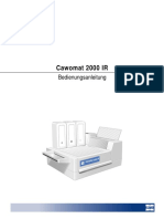 Cawomat 2000IR - Bedienungsanleitung