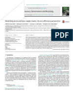 Modelling Green and Lean Supply Chains - An Eco-Efficiency Perspective