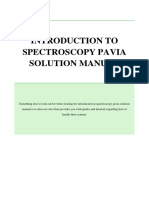 Introduction To Spectroscopy Pavia Solution Manual