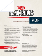 D&D 5e - Dungeon Master Basic Rules