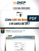 Como Subir Documentos Sipe