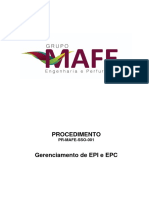 PR-MAFE-SSO-001 03 - Gerenciamento de EPI e EPC