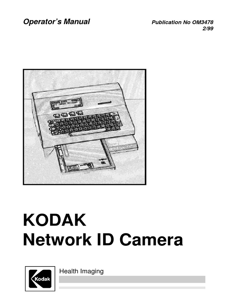 Kodak Network Identification Camera User Manual PDF Computer Keyboard Camera
