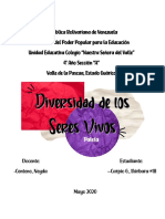 Biología Clasificación de Los Seres Vivos