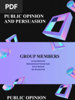 Public Opinion and Persuasion..Presentation