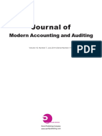 Journal Of: Modern Accounting and Auditing