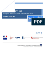 Informe European Statistical System Network On Cultura