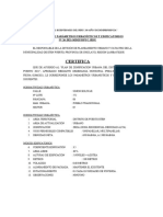 Certificado de parámetros urbanísticos y edificatorios del distrito de Eten Puerto