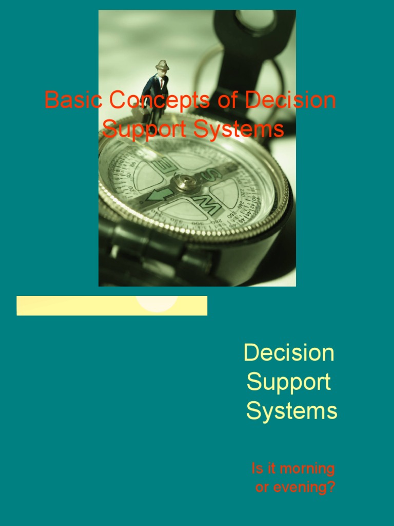 Understanding Decision Support Systems | PDF | Mathematical Model ...