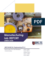 Manufacturing Lab REPORT
