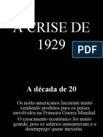 A CRISE DE 1929