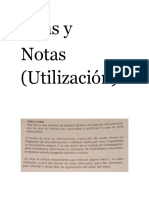 Citas y Notas (Material Teórico)
