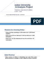 Analysis of Airbus Financial Performance 2014-2016