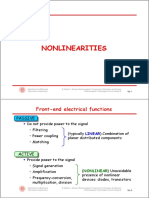 Nonlinearities: Front-End Electrical Functions