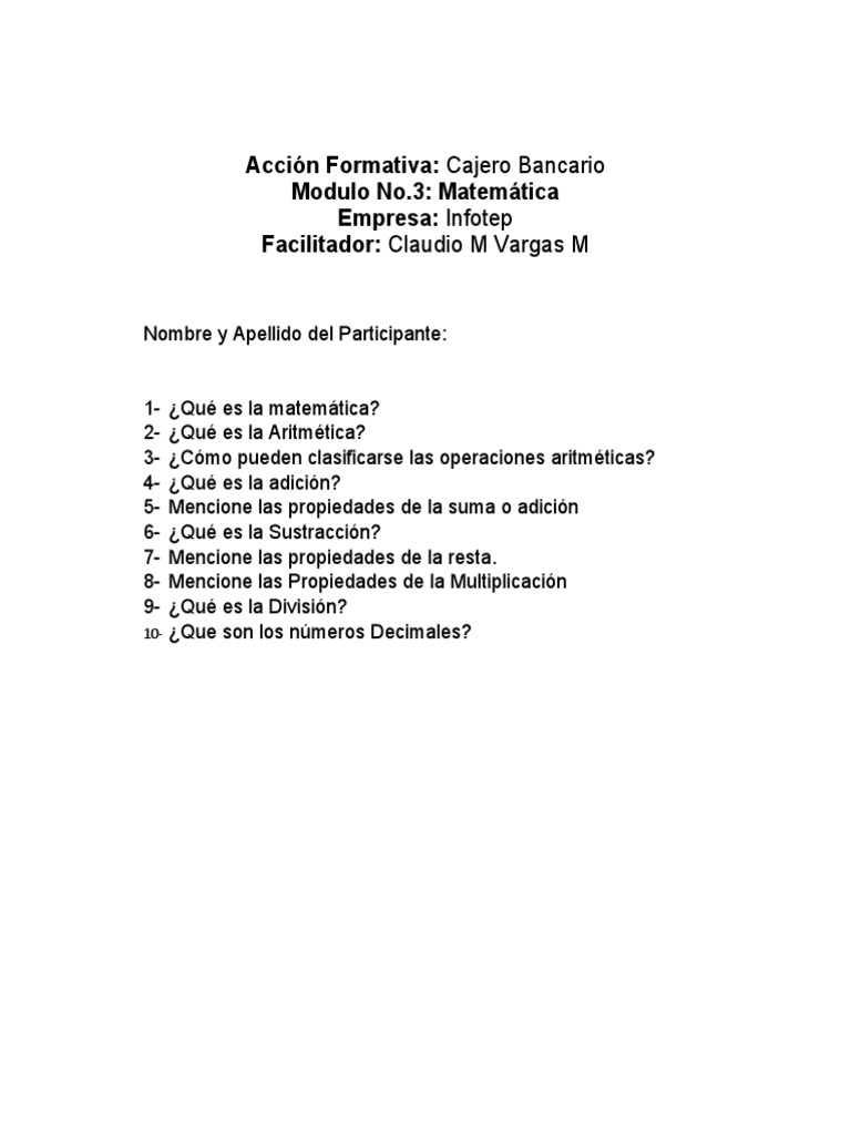 1 Actividad Modulo 3 | PDF
