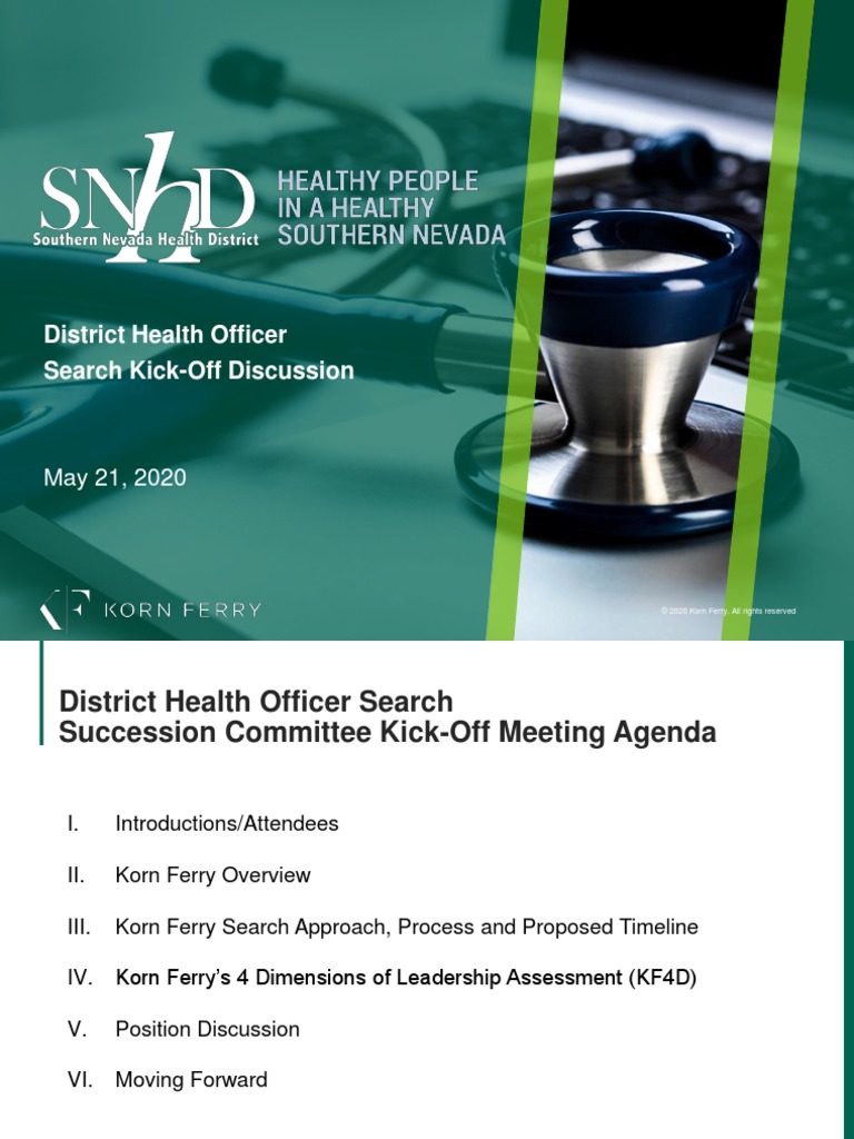 DHO Succession Minutes Att 2 Korn Ferry | PDF | Competence (Human ...