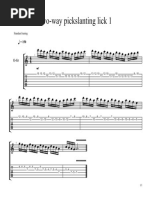 Two-Way Pickslanting Lick 1