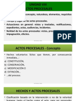 Unidad 8 - Actos Procesales