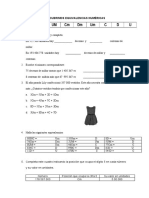 Descubrimos Equivalencias Numericas