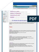 15 minutos de ejercicio para un cuerpo 10