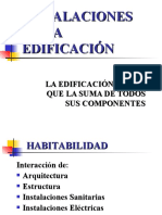 La Habitabilidad y Las Instalaciones