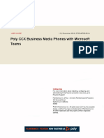 Poly CCX Business Media Phones With Microsoft Teams: User Guide