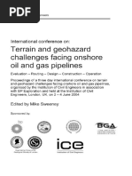 Terrain and Geohazard Challenges Facing Onshore Oil and Gas Pipelines