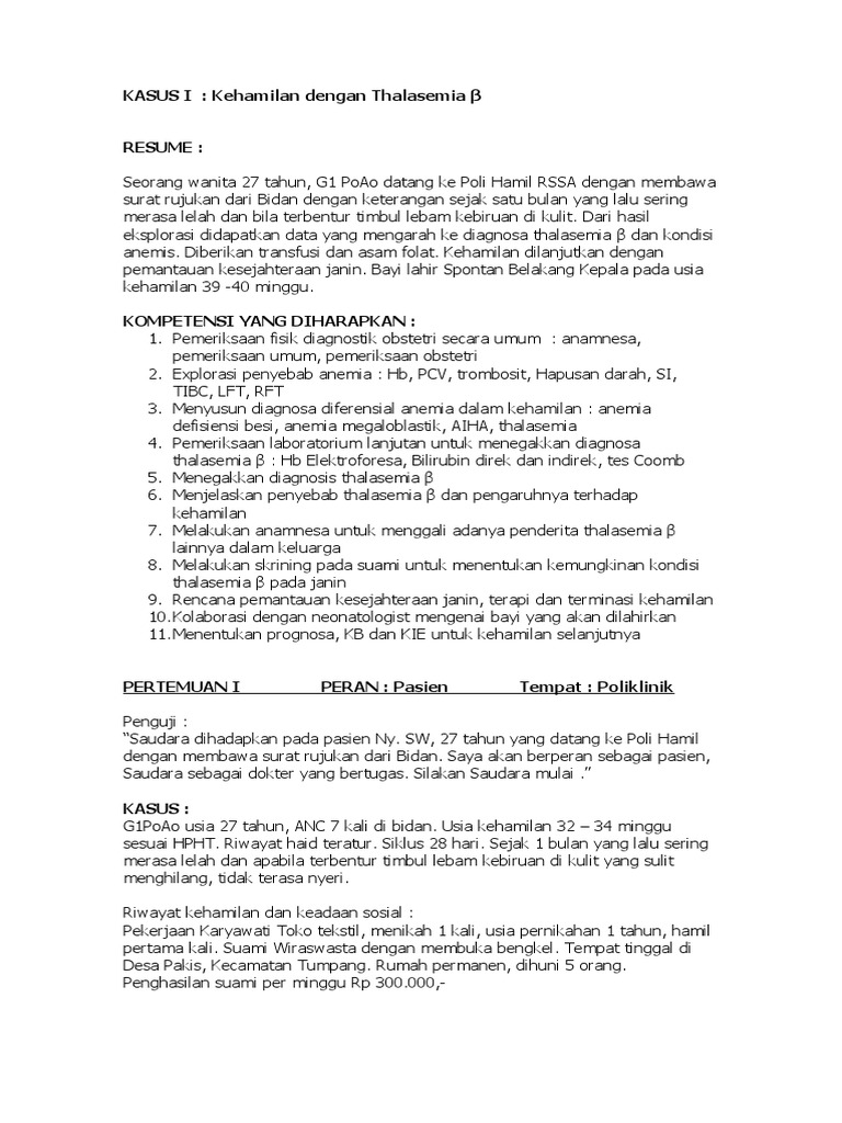 TALASEMIA PDF Pengembangan Diri Kesehatan Holistik