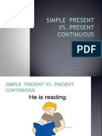 English IV - WEEK 01 - GRAMMAR - Simple Present vs. Simple Present Continuous