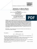 Explicit Solutions To Hyper-Bessel Integral Equations of Second Kind