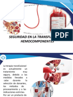 Seguridad en La Transfusion de Hemocomponentes