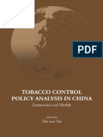 Teh-Wei Hu-Tobacco Control Policy Analysis in China (Series On Contemporary China) - World Scientific Publishing Company (2008)