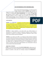 Contrato de Intermediacion Inmobiliaria