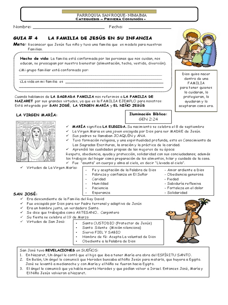 La Infancia de Jesús y su Familia | PDF | San José | María, madre de Jesús